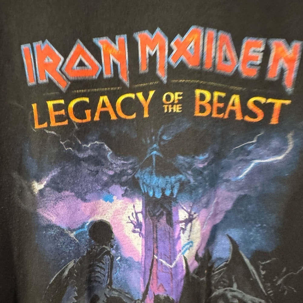 Iron Maiden Legacy of The Beast Official T-Shirt - Picture 3 of 6